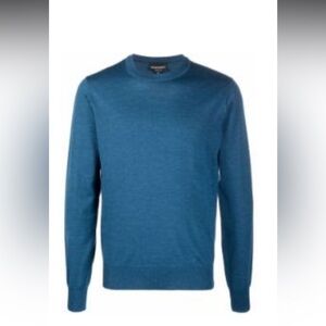 EMPORIO ARMANI
crew-neck virgin wool jumper NWOT